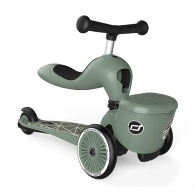 Afbeelding van Scoot &amp; Ride Highwaykick One Lifestyle Green Lines Step Groen
