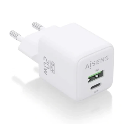 Afbeelding van Oplader Aisens ASCH 20W2P010 W Wit 20 (1 Stuks)