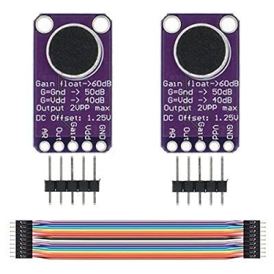 Afbeelding van Youmile 2 STKS Microfoon Versterker Board MAX9814 AGC Module Auto Gain Controle Voor Arduino Met Jump Wire