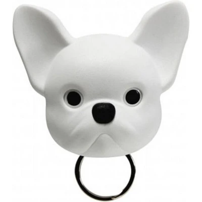 Afbeelding van Qualy sleutelhouder hond Frenchy Dog wit