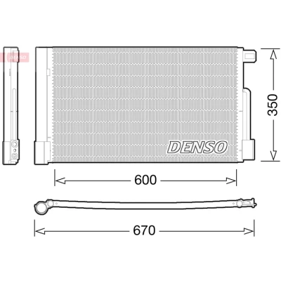 Afbeelding van Denso Airco condensor DCN01004