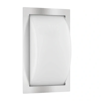 Afbeelding van LCD LED buitenwandlamp Ivett RVS met bewegingsmelder