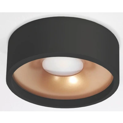 Afbeelding van Artdelight Plafondlamp Orlando Ã ̃ 14 cm zwart goud