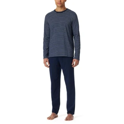 Afbeelding van Schiesser Casual Essentials Pyjama, Heren, Maat: 98, Admiral