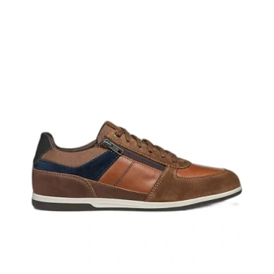 Afbeelding van GEOX U RENAN Heren Veterschoenen BROWNCOTTO/NAVY Maat 45