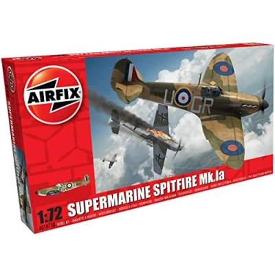 Afbeelding van 1:72 Airfix 01071B Supermarine Spitfire Mk.Ia Plastic Modelbouwpakket