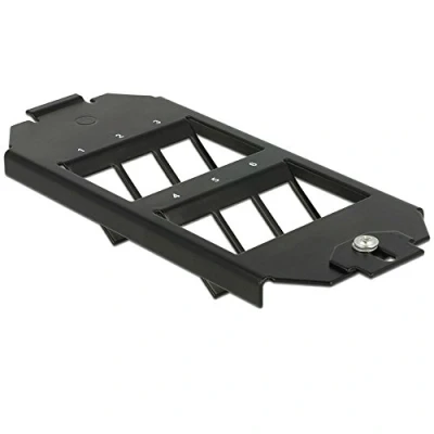 Afbeelding van Delock Keystone Halterung 6 Port für Bodentank