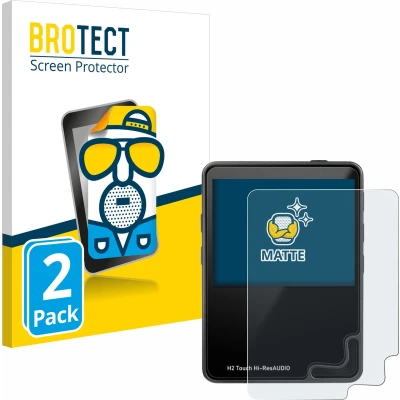 Afbeelding van BROTECT Screenprotector voor HifiWalker H2 touch Folie Beschermfolie matte (2 Stuks)