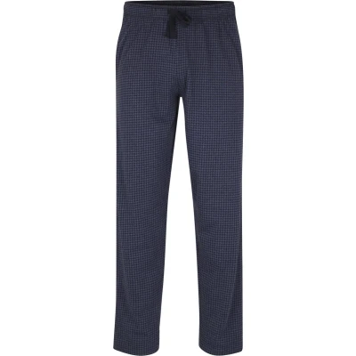 Afbeelding van Ceceba heren pyjamabroek lang blauw pied de poule Maat: S