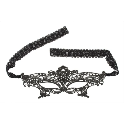 Afbeelding van Oogmasker Met Borduursels Zwart Cottelli Collection