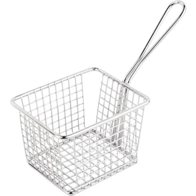 Afbeelding van Olympia RVS fritesmandje groot