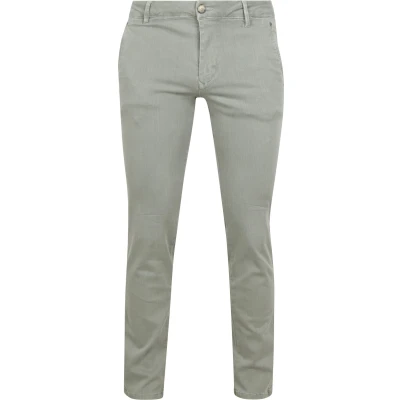 Afbeelding van Suitable Chino broek Philo Flex Lichtgroen Maat W 30 L 32 Heren Mannen broeken