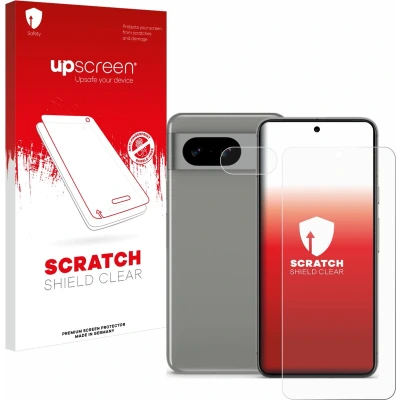 Afbeelding van upscreen Screenprotector voor Google Pixel 8 (Voor+Camera) Folie Beschermfolie transparant
