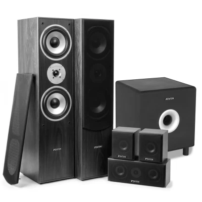 Afbeelding van Fenton HF5B home cinema set speakerset 510W met 8&quot; actieve subwoofer