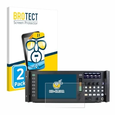 Afbeelding van BROTECT Screenprotector voor Behringer Wing Rack Folie Beschermfolie transparant (2 Stuks)
