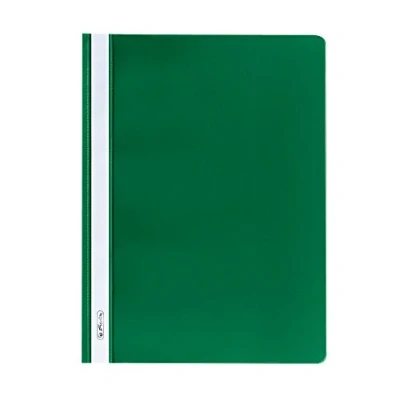 Afbeelding van Herlitz 975458 Snelhechter A4 PP met transparant voordeksel, 10 stuks, groen