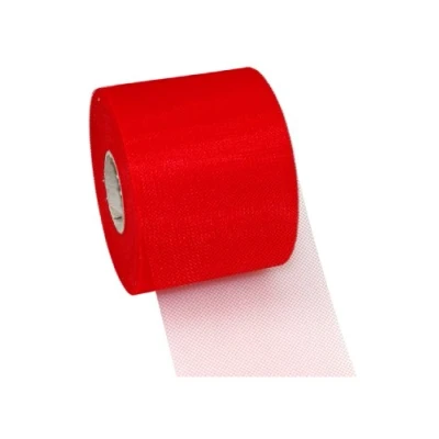 Afbeelding van Präsent C.E. 72 mm 50 m Pattberg lint Verona Tule, Rood