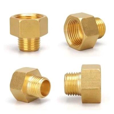 Afbeelding van Vrouwelijke naar mannelijke draad M14 M16 M18 M20 M22 M24 1/8&quot; 1/4&quot; 3/8&quot; 1/2&quot; BSP messing pijpfitting adapter koppeling connector(F M18x1.5 M M14x1.5)