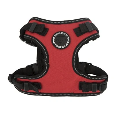 Afbeelding van Puppia PLRA HF9323 tuigje Trek Safety Harness F, S, rood