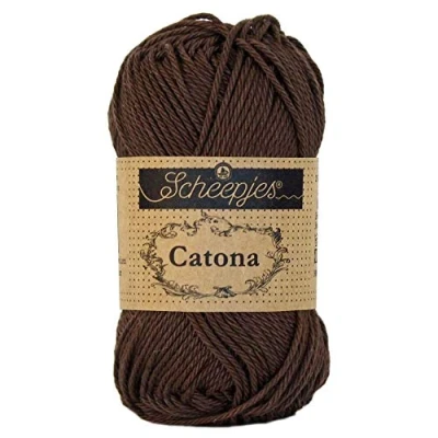 Afbeelding van Scheepjes Catona 25gr 162 Black Coffee