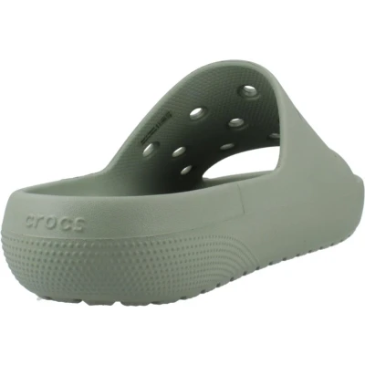 Afbeelding van Crocs Unisex Adult Classic Slides 2.0, voor dames en heren, Mos, 41/42 EU