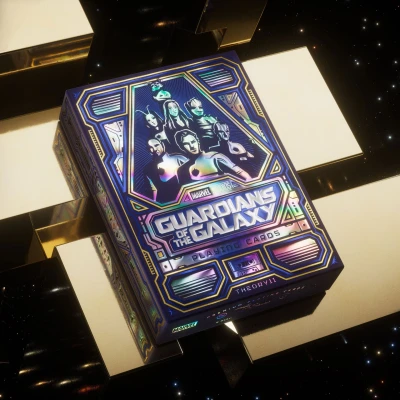 Afbeelding van theory11 Guardians of The Galaxy Premium speelkaarten, standaard pokerformaat, luxe speelkaarten