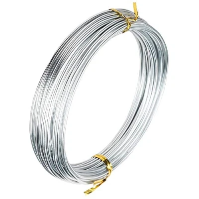 Afbeelding van Ideen mit Herz Sieradendraad om te knutselen, aluminium draad, knutseldraad, Ø 2 mm, 10 m lang (zilver)