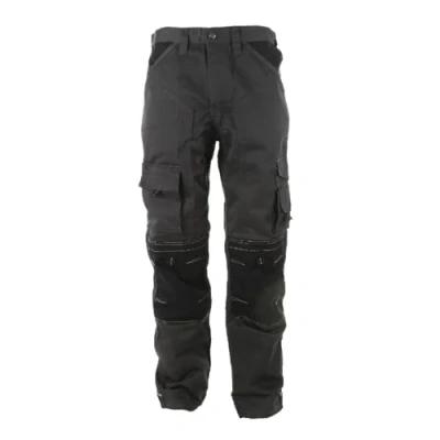 Afbeelding van Apache Heren Holster Polycotton Trouser, Grijs/Zwart, 42W x 31L