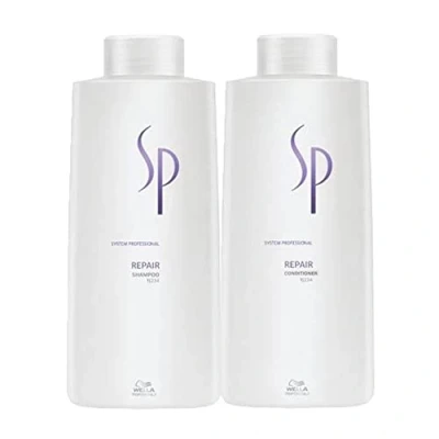 Afbeelding van Wella SP Repair Shampoo &amp; Conditioner, elk 1.000 ml