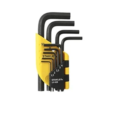 Afbeelding van Korte stiftsleutels PRO set a 9 stuks