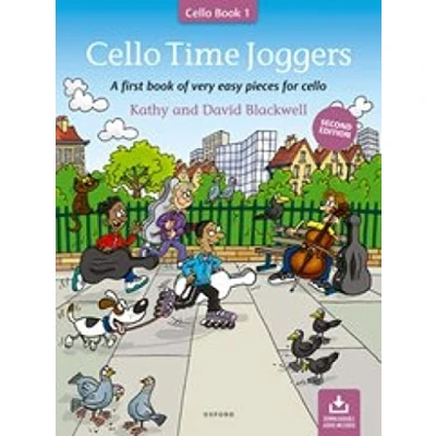 Afbeelding van Kathy &amp; david blackwell : cello time joggers recueil + enregistrement(s) en ligne, seconde edition: A first book of very easy pieces for