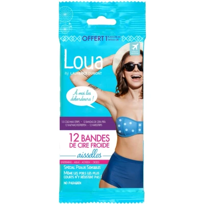 Afbeelding van Loua Wax Strips Armpit 12 Hair Removal Armpits