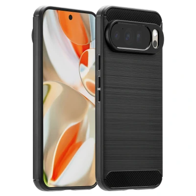 Afbeelding van Brushed Backcover voor de Google Pixel 10 Pro XL Zwart