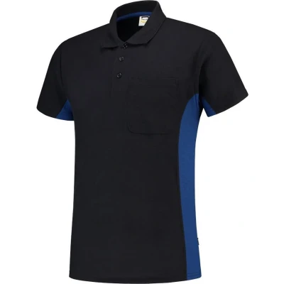 Afbeelding van Tricorp Poloshirt TP2000 Navy Blauw bi color mt.4XL