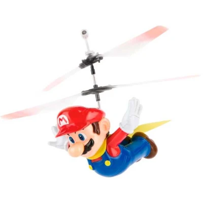 Afbeelding van Carrera RC I 2,4 GHz Super Mario Flying Cape Vliegende Hoge kwaliteit coaxiale rotorbesturing Originele licentie Gyro systeem Ergonomische 2 kanaals Controller
