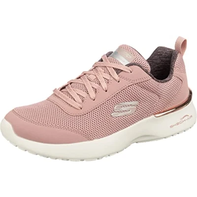 Afbeelding van Skechers Skech air Dynamight Fast Brake sneakers voor dames, Mauve Mesh Off White Trim, 37 EU