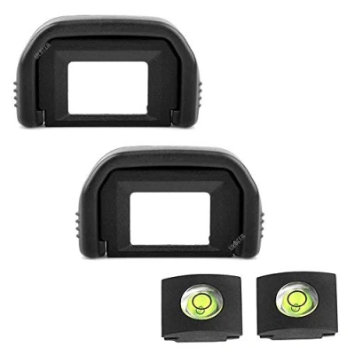 Afbeelding van Oculair Eyecup Viewfinder Eye Cup voor Canon EOS 4000D 2000D 1300D 1200D 1100D 800D 750D 760D 700D 650D 600D 550D 500D 450D 400D 350D 250D 200D 10D 0D Camera, ULL BTER EF + Hot Shoe Cover