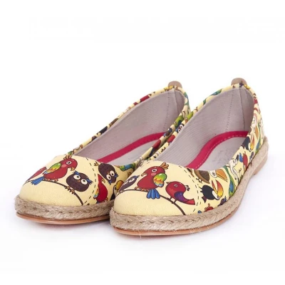 Afbeelding van GOBY Funny Birds Ballerina Handgemaakt Premium Kwaliteit Maat 39