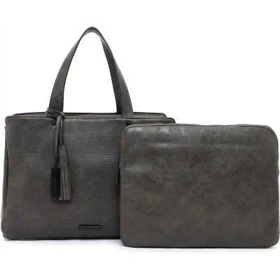 Afbeelding van SURI FREY Business tas Schoudertas Celly Bag Darkgrey Donkergrijs