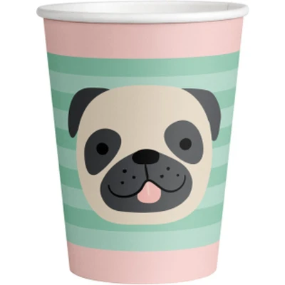 Afbeelding van Poezen &amp; Dog Party bekers 250ml 8 stuks