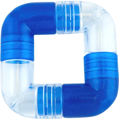 Afbeelding van Pd Orbee tuff Link 4 lige Set Blauw 14x14cm Hond Animal Boulevard Pd68757m