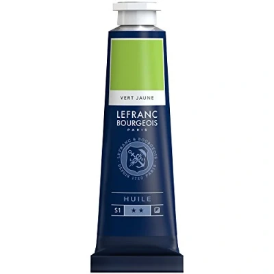 Afbeelding van Lefranc Bourgeois 810030 Fijne olieverf, gladde en sterk gepigmenteerde lichtecht, verouderingsbestendig 40ml Tube, Chrome Green Light