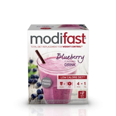 Afbeelding van Modifast Weight Control Drink Blueberry 440GR