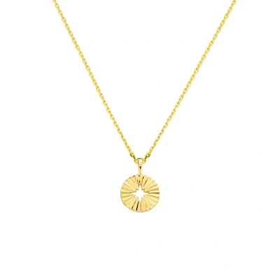 Afbeelding van Collier Rondje 41 + 4 Cm Zilver Verguld (Geel)