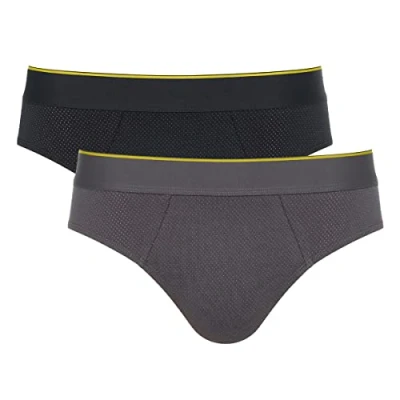 Afbeelding van Sloggi 2ER PACK Slip, Heren, Maat: Medium, Black combination
