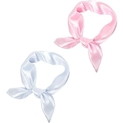 Afbeelding van Dames Sjaals Zijden Schaal Vierkant Satijnen Sjaal Bandana&#039;s Lichte Elegante Hoofddoeken Zonwering Vier Seizoenen .