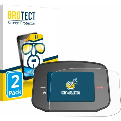 Afbeelding van BROTECT (2 Stuks) Schermbeschermer voor PowaKaddy CT8 GPS Screen Protector Transparant