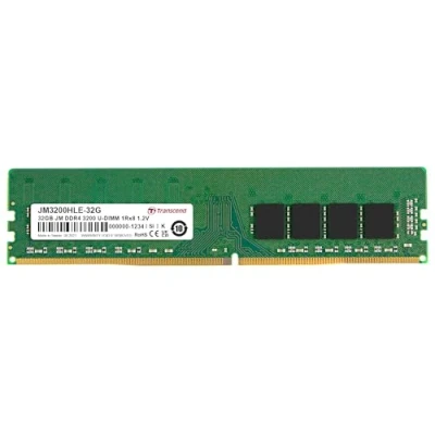 Afbeelding van Transcend JetRam JM3200HLE 32G geheugenmodule 32 GB 1 x DDR4 3200 MHz