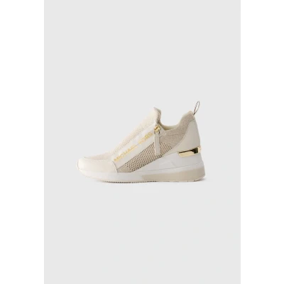Afbeelding van Michael Kors Textiel/Rubber/Leren Champagne Sneakers Unisex Met Laptopvak 39 O 2001 A0415370_39