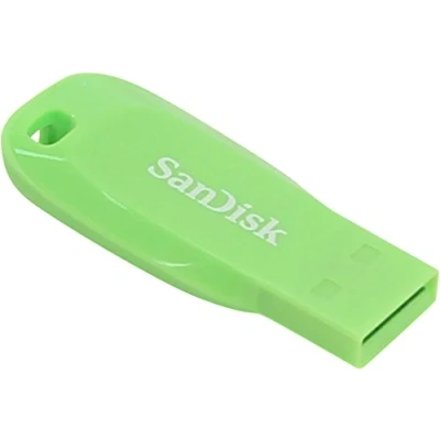 Afbeelding van SanDisk SDCZ50C 032G B35GE 32 GB Cruzer Blade USB 2.0 Flash Drive Electric Green